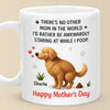 You're Not Just My Hooman, You're My Forever - Dog Personalized Custom Mug - Mother's Day, Gift For Pet Owners, Pet Lovers