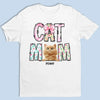 Just A Floral Girl With A Fluffy Boss - Cat Personalized Custom Unisex T-shirt, Premium T-shirt, Hoodie - Mother's Day, Gift For Pet Owners, Pet Lovers
