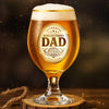 Cheers To The Man, The Myth, The Legend - Family Personalized Custom Tulip Beer Glass - Father's Day, Gift For Dad, Grandpa