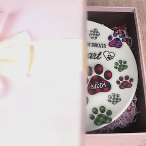 Until We Meet Again, My Sweet Friend - Memorial Personalized Custom 3D Inflated Effect Printed Ceramic Plate - Sympathy Gift For Pet Owners, Pet Lovers